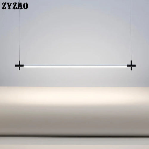 suspension moderne à bande led design minimaliste pour divers espaces - vue 4 sur 6