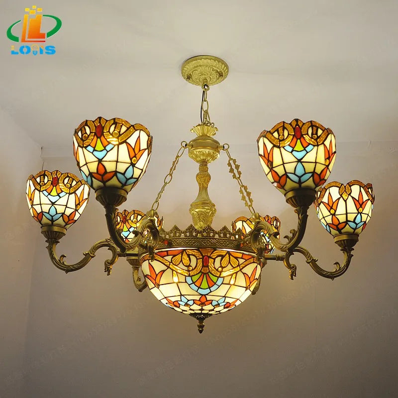 lustre moderne en verre design nordique pour décoration intérieure - vue 9 sur 9