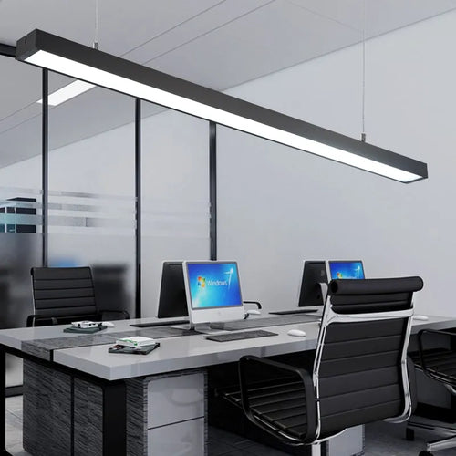 suspension LED design moderne idéale pour restaurant art bureau - vue 6 sur 6