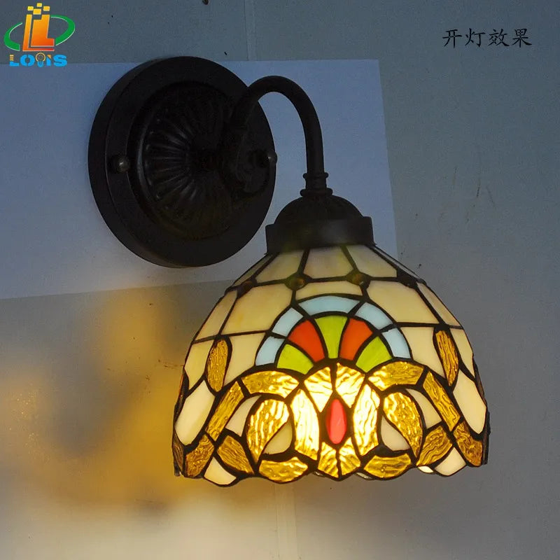 applique murale led de style baroque européen éclairage décoratif intérieur - vue 4 sur 8