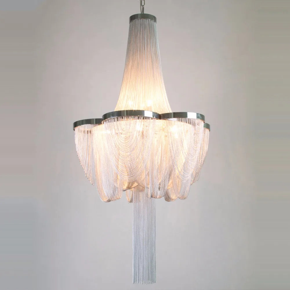 suspension rétro en fer et aluminium pour intérieur - vue 4 sur 6