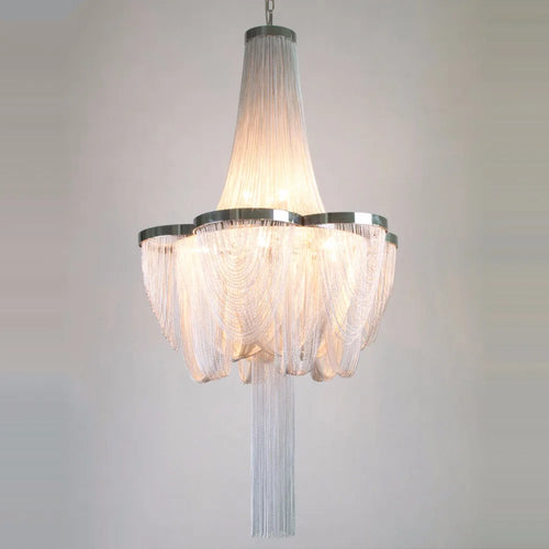 suspension rétro en fer et aluminium pour intérieur - vue 4 sur 6
