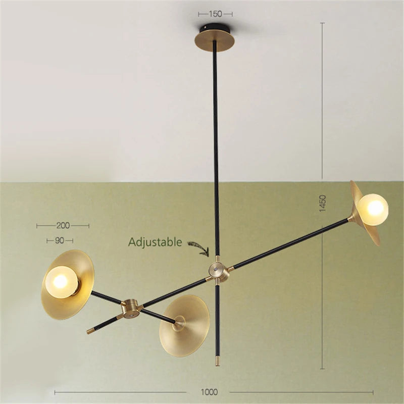 lustre créatif nordique design moderne pour décoration intérieure