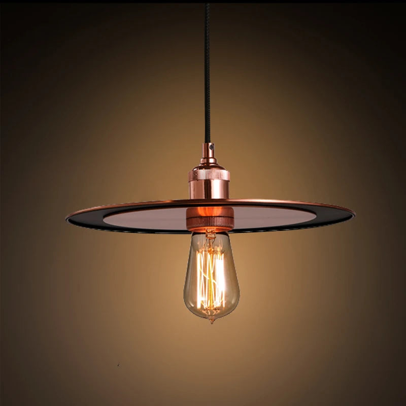 suspension vintage ufo led pour bar et restaurant