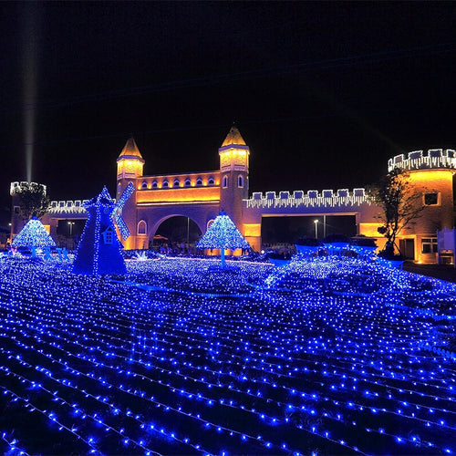guirlande lumineuse féerique 600 led pour décorations intérieures et extérieures - vue 7 sur 10