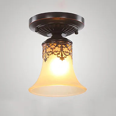 plafonnier Verre Vintage LED éclairage à la maison salon luminaires Luminaire lampara De Techo
