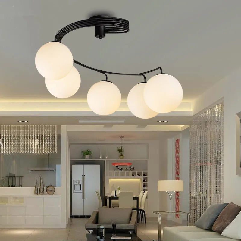 plafonnier led moderne et créatif pour intérieur élégant - vue 7 sur 7