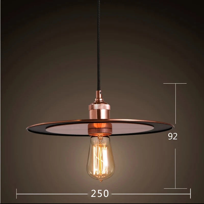 suspension vintage ufo led pour bar et restaurant