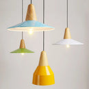 Suspension LED en bois