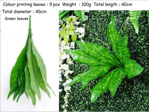 feuilles dherbe artificielles pour décoration murale et jardin - vue 38 sur 37