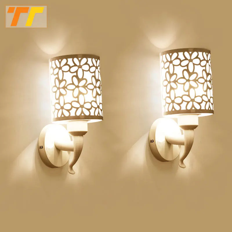 appliques murales intérieures style simple luminaria créatif 2 pièces