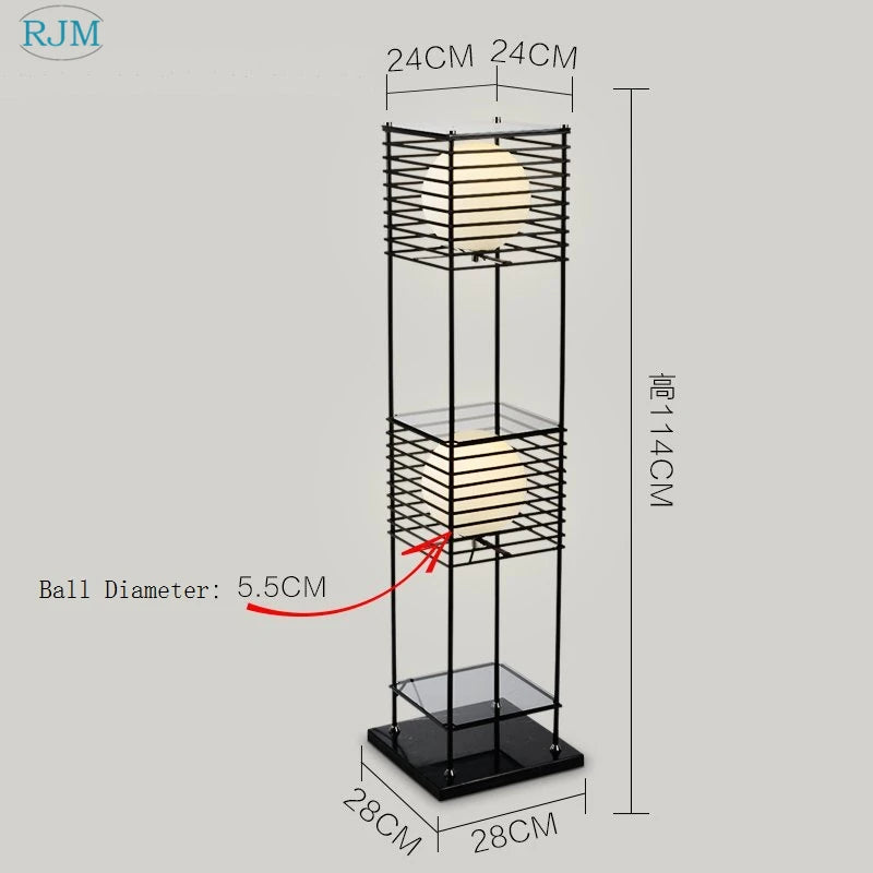 Lampadaire créatives modernes nordiques pour étude salon chambre - vue 5 sur 9