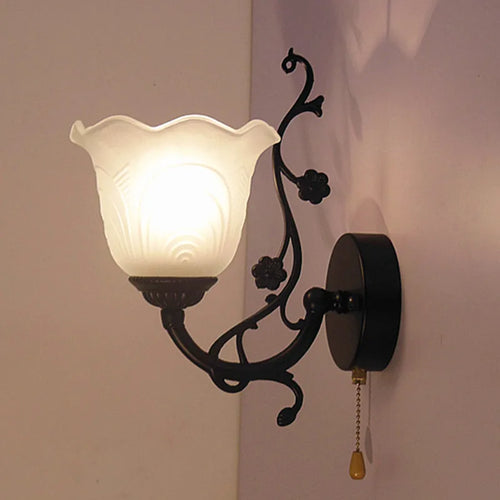 applique murale vintage en verre pour intérieur et extérieur - vue 2 sur 10