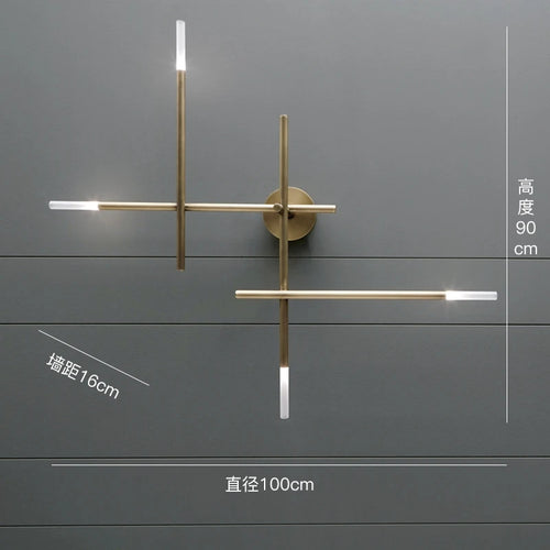 applique murale en cuivre design minimaliste pour intérieur élégant - vue 9 sur 8
