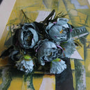 bouquet shabby chic en soie pour mariage et décoration intérieure