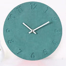 horloge murale numérique en bois design moderne décoration intérieure silencieuse