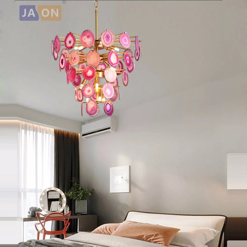 suspension design en agate de fer pour intérieur moderne - vue 2 sur 12