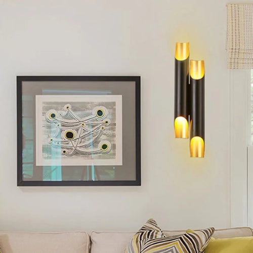 applique murale nordique en aluminium avec éclairage led moderne - vue 5 sur 12