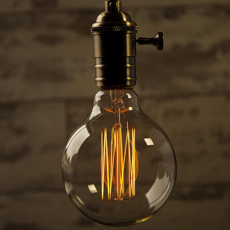 ampoule vintage edison à filament lot de six pièces - vue 5 sur 18