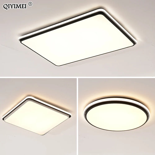 plafonnier moderne à leds avec télécommande et gradation - vue 6 sur 18
