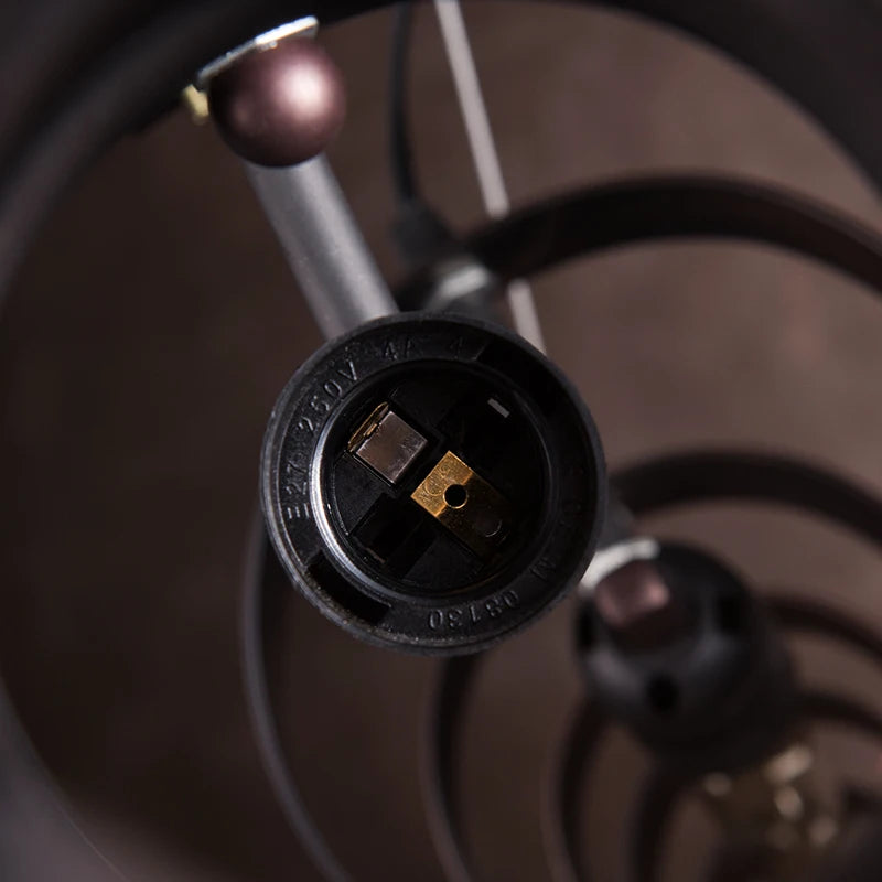 suspension vintage moderne en fer forgé pour intérieur - vue 6 sur 7