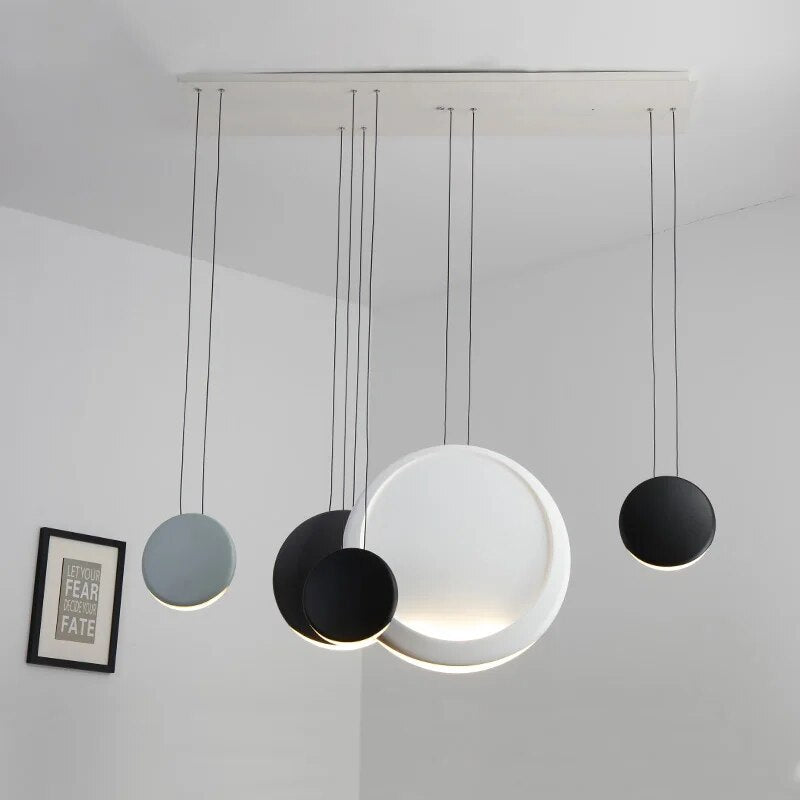 Suspension scandinave post-moderne minimaliste pour salon - vue 5 sur 18