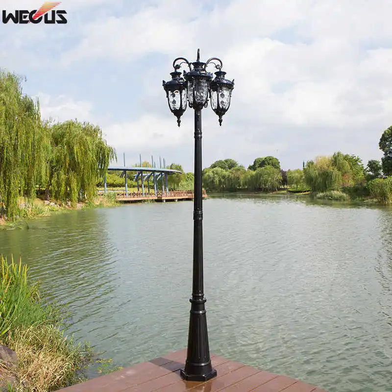 (H≈2.6M)Villa Home Outdoor Garden Light Park Community Landscape Street Project Lighting Street Lamp - vue 2 sur 10
