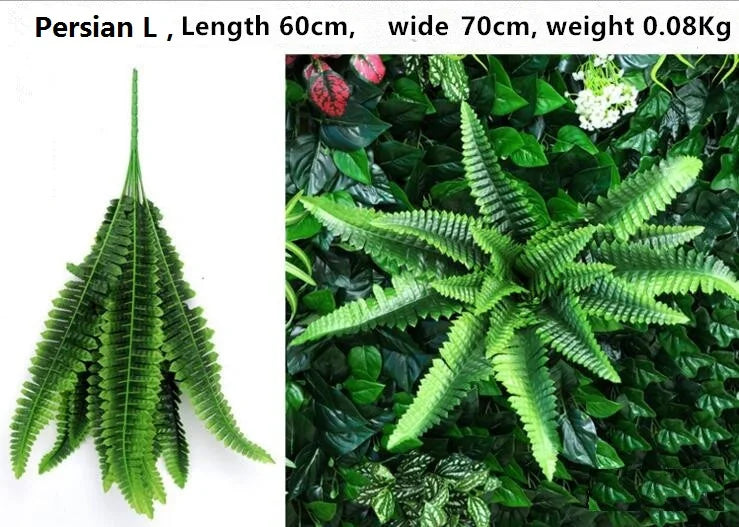 feuilles dherbe artificielles pour décoration murale et jardin - vue 17 sur 37