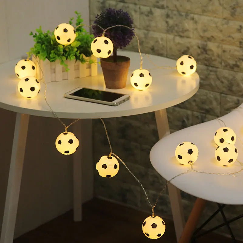guirlande led pour décoration extérieure football noël mariage