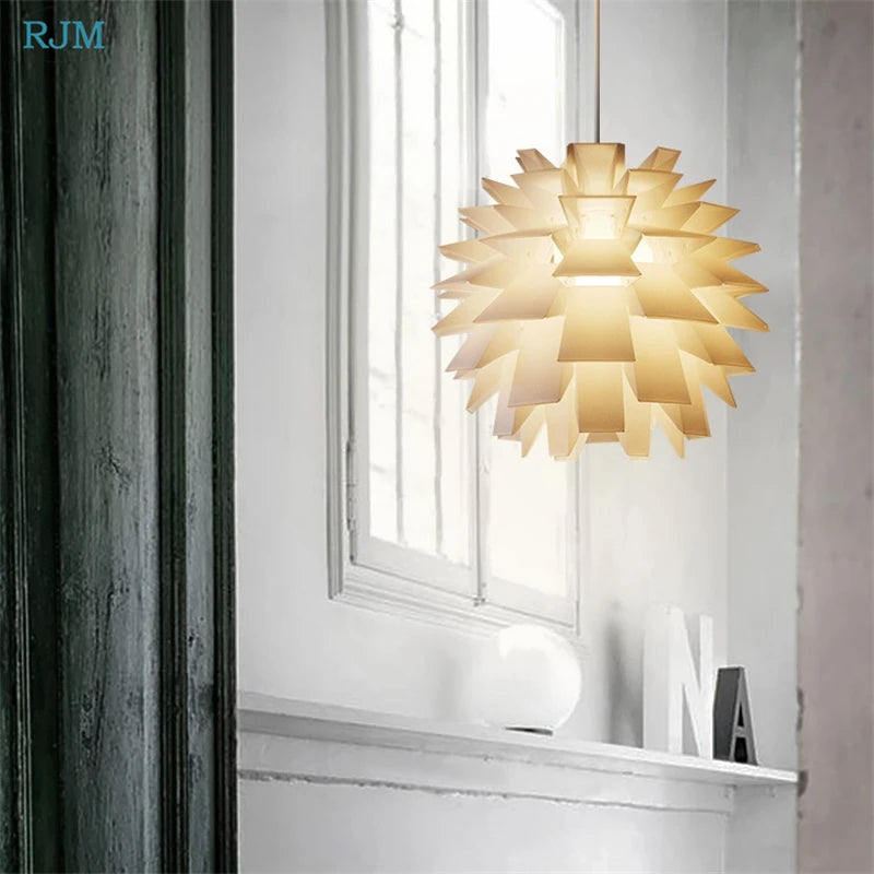 lampes suspendues design nordique moderne en forme de noix de pin