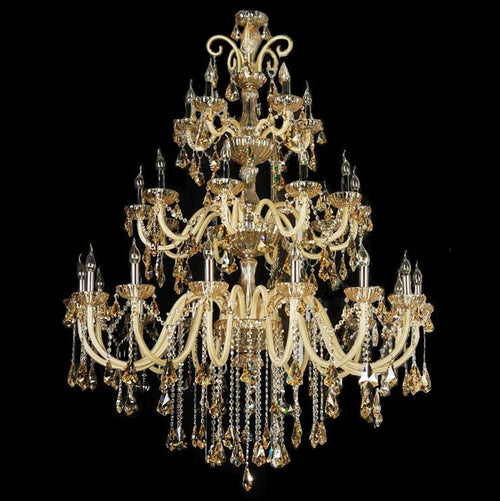 lustre moderne en cristal pour un éclairage élégant et raffiné - vue 4 sur 8
