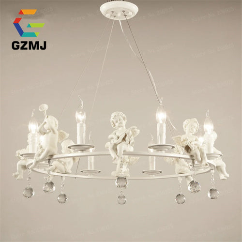 suspension rétro américaines résine bougie blanche décoration maison - vue 2 sur 8