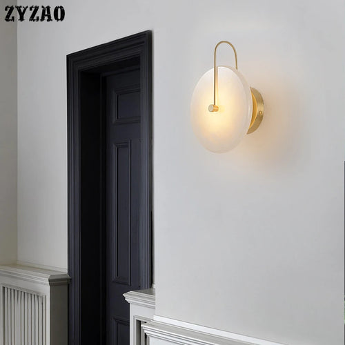 applique murale moderne en cuivre pour décoration intérieure à LED - vue 4 sur 6