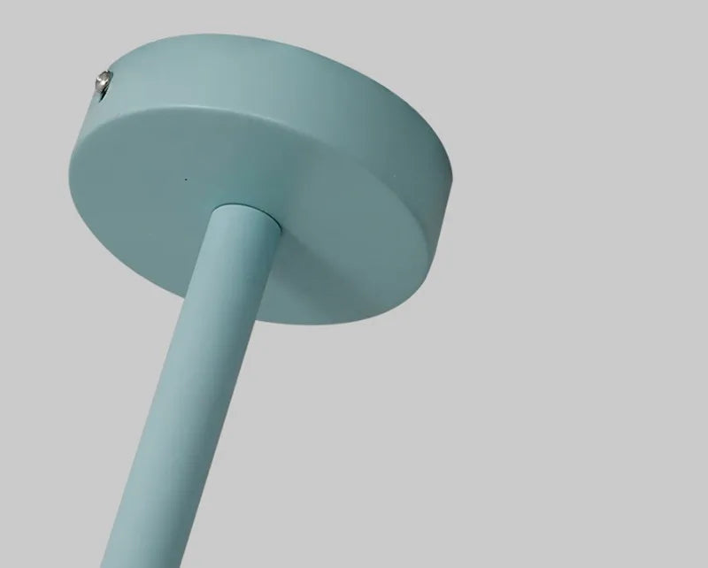 lustre à led design nordique pour éclairage suspendu moderne - vue 6 sur 17