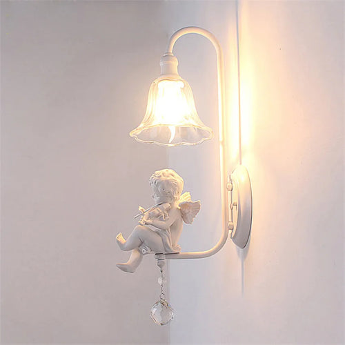 applique murale moderne ange musique pour enfant décoration - vue 3 sur 8