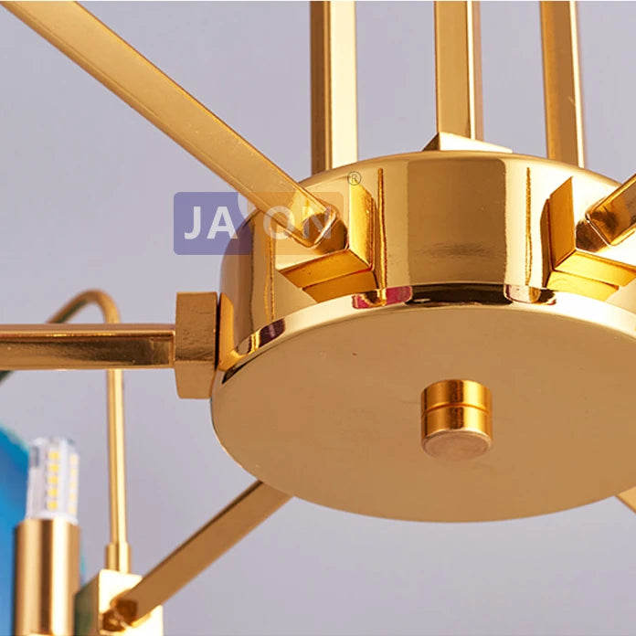 suspension design ronde en agate de fer moderne - vue 6 sur 11