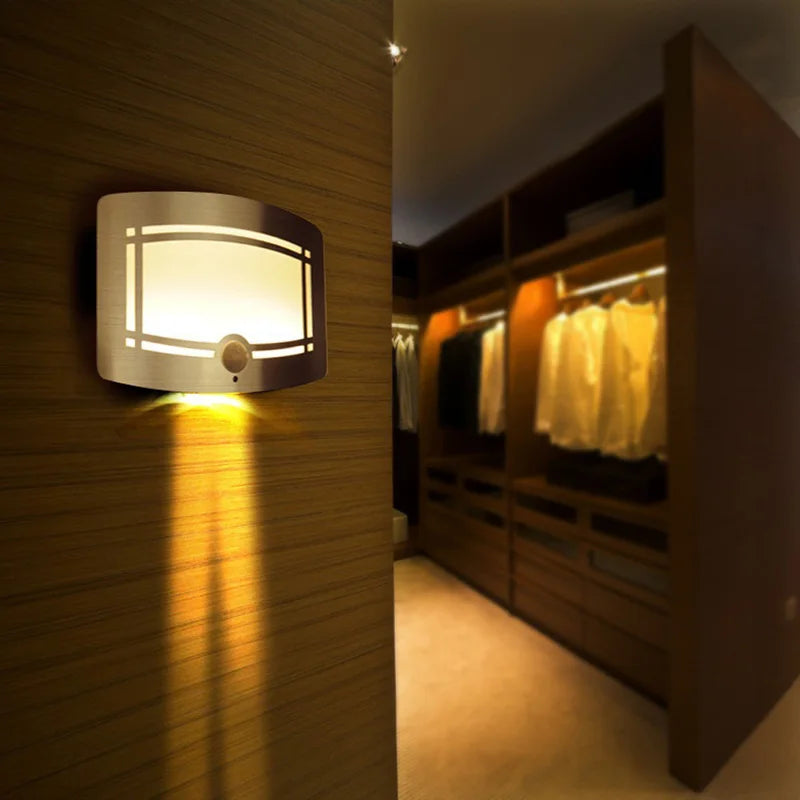 applique murale led avec détecteur de mouvement alimentée par batterie