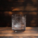 Verres whisky old fashioned motif cristal lot deux