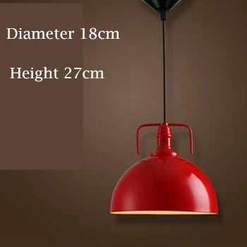 suspension style loft led vintage industriel noir - vue 13 sur 12
