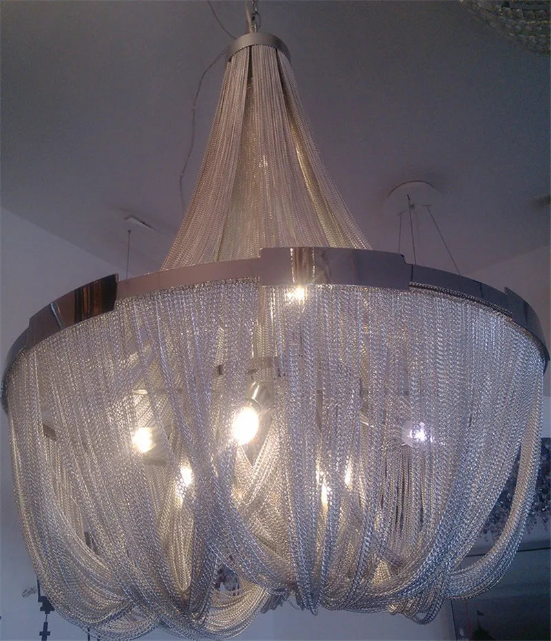 suspension moderne en aluminium design pour un éclairage élégant - vue 5 sur 9