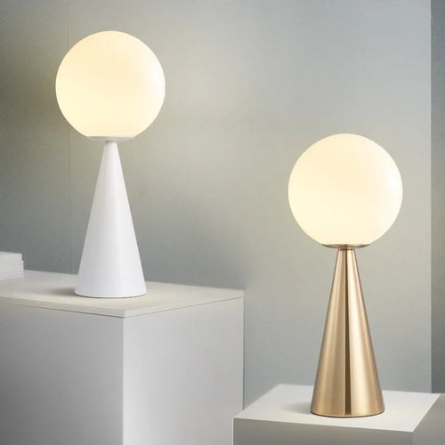 lampe de bureau nordique led globe pour décoration nocturne - vue 3 sur 6