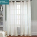 Voilage rayé style européen pour salon chambre