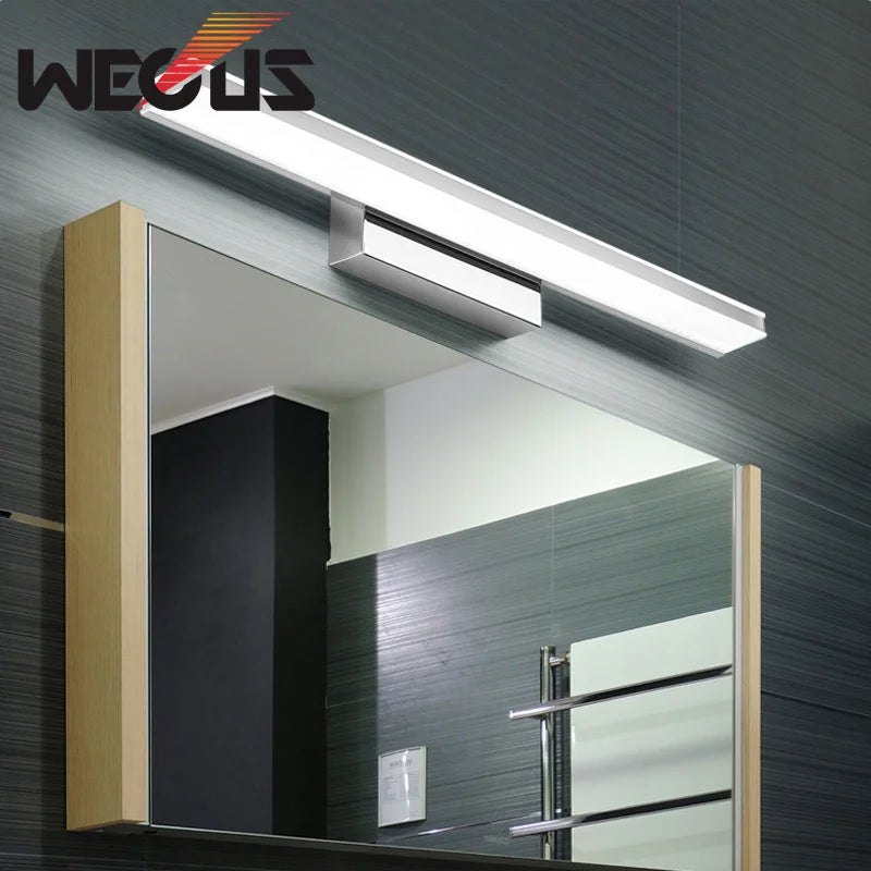 applique murale led pour toilette et maquillage moderne