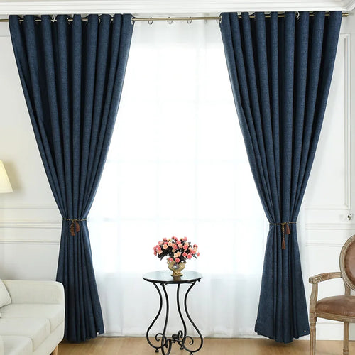 Rideau occultant moderne luxe grande hauteur salon chambre