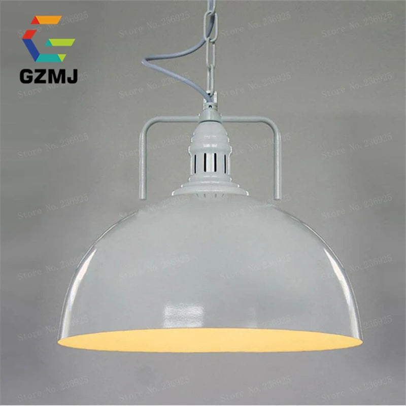 suspension style loft led vintage industriel noir - vue 4 sur 12