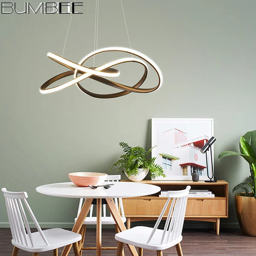 lustre moderne design pour salon restaurant ou chambre - vue 6 sur 9