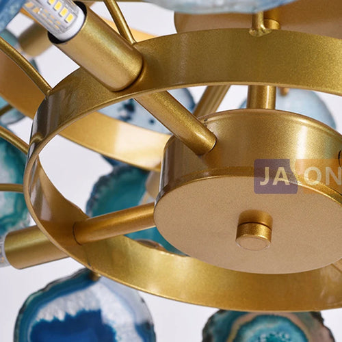 suspension design en agate de fer pour intérieur moderne - vue 6 sur 12