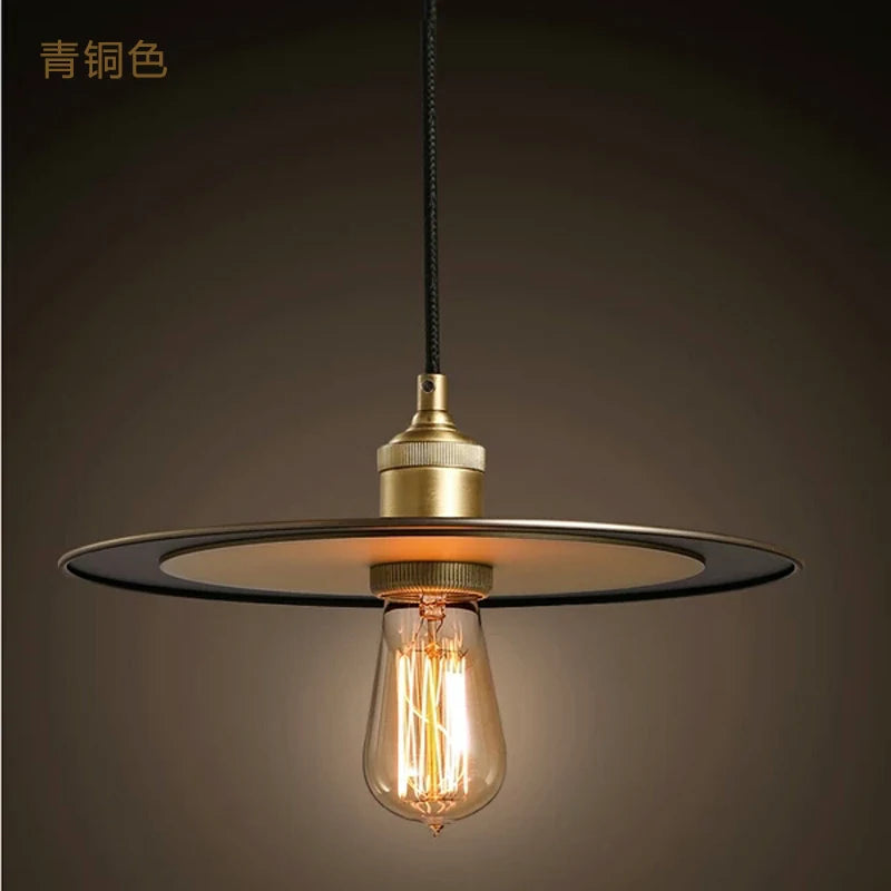 suspension vintage ufo led pour bar et restaurant