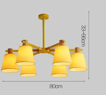 lustre à led design nordique pour éclairage suspendu moderne - vue 13 sur 17