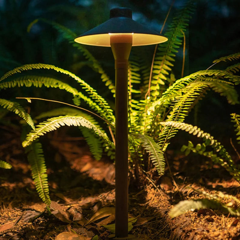 lampe LED champignon aluminium pour éclairage extérieur et jardin